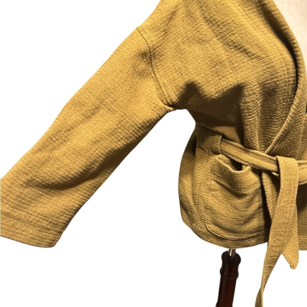 Madewell Texture & Thread Wrap Jacket in Spiced Olive - Picture 4 of 9